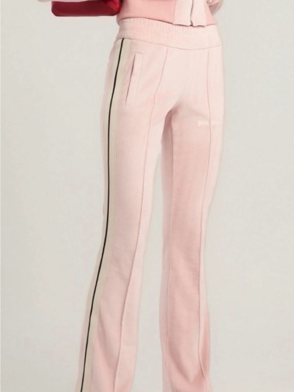 Palm Angels girls size 10 trackpant  Pink Side-Stripe